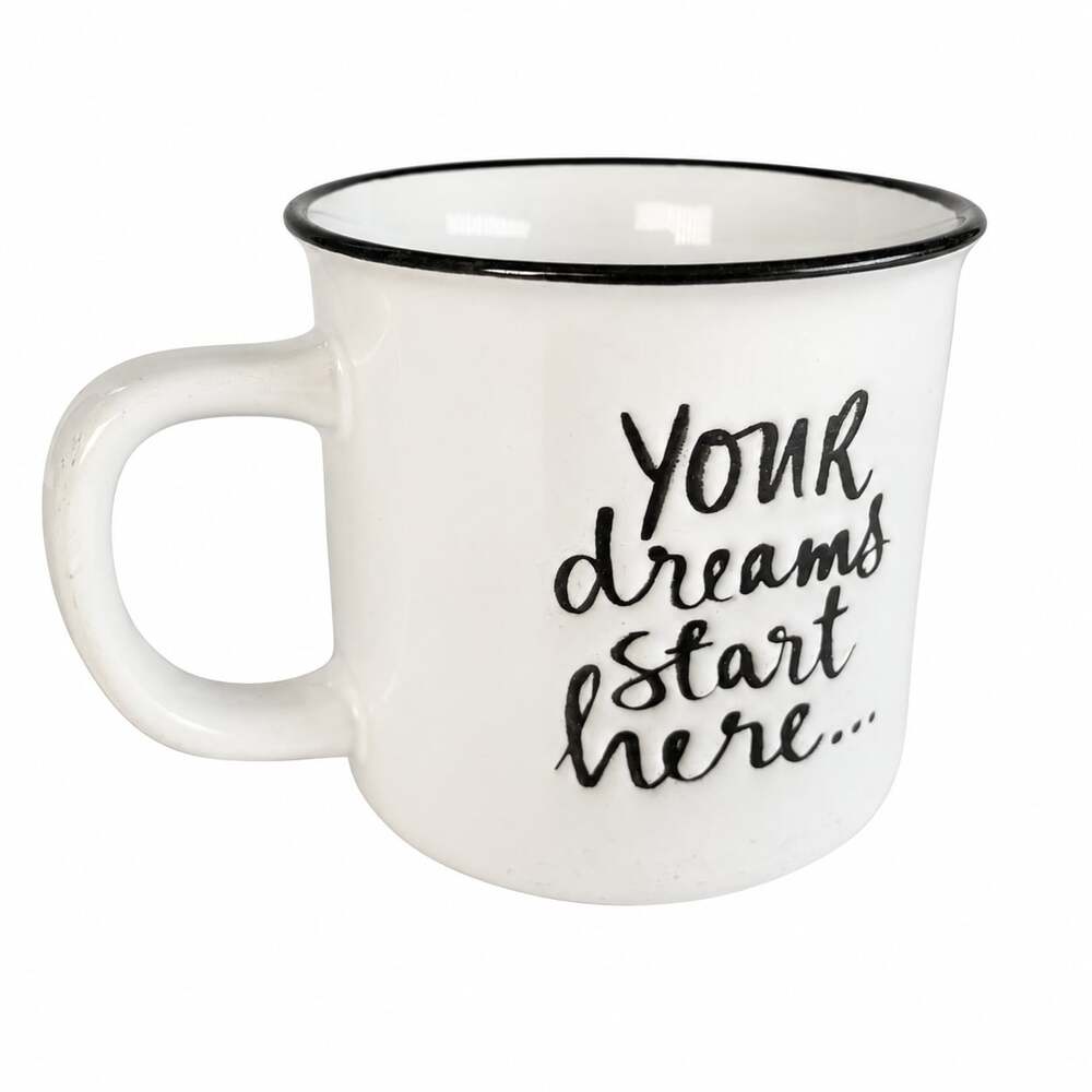 Dayna Lee Collection Your Dreams Start Here Ceramic Coffee Mug